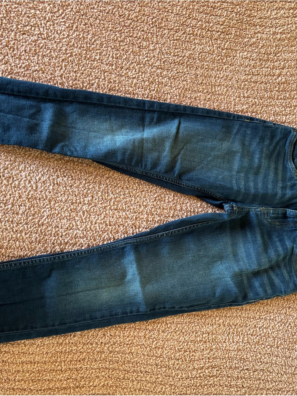 Boys Dark Blue Levi Stretch Slim Jeans
